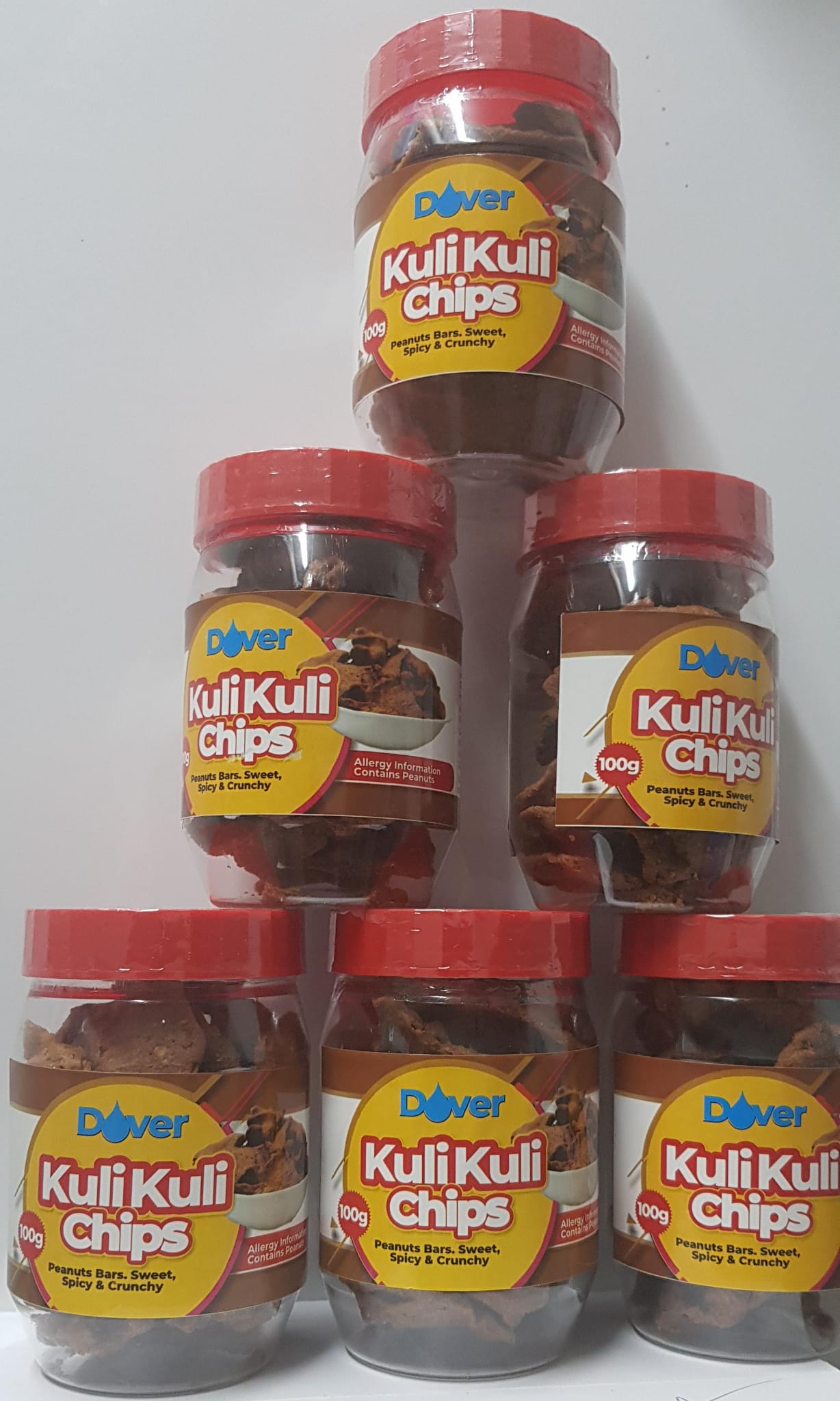 KULIKULI Chips Dover (100gx6Jars)